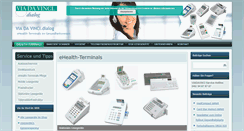 Desktop Screenshot of ehealth-terminals.de